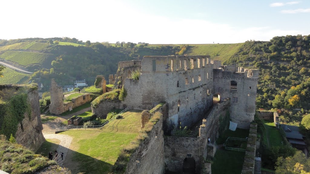 Blick vom Turm Burg Rheinfels, St.Goar by MichaM71