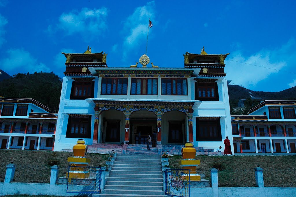 Bomdilla Monastery, Bomdilla, Arunachal Pradesh, India by Brian Pinheiro