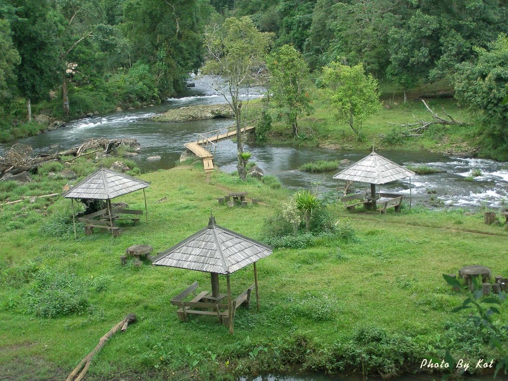 View Top Tad Yeuang Jumpasak Lao by Kot-Adventure