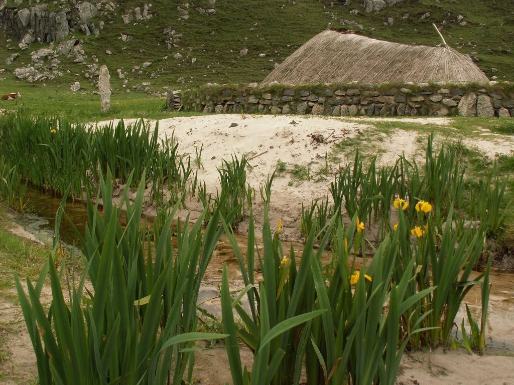 Reconstruction of an Iron-age farm by Maarten Kroes