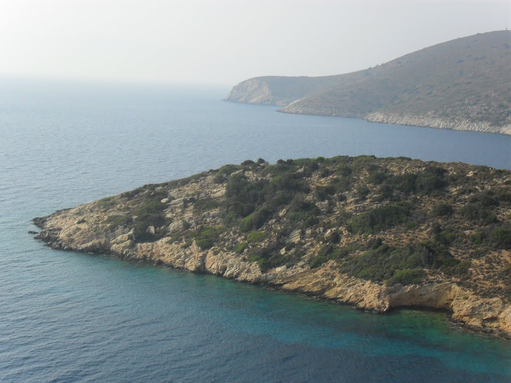 Knidos'un kuzey batısındaki sahil ve şehir surları by Cadı CTC