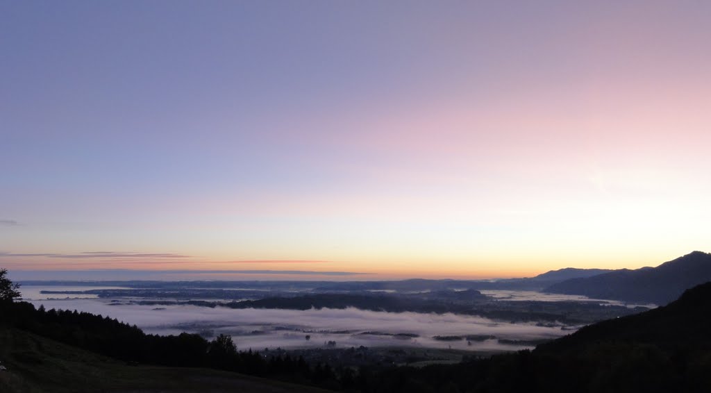 Chiemsee - Sunrise by icebreaker