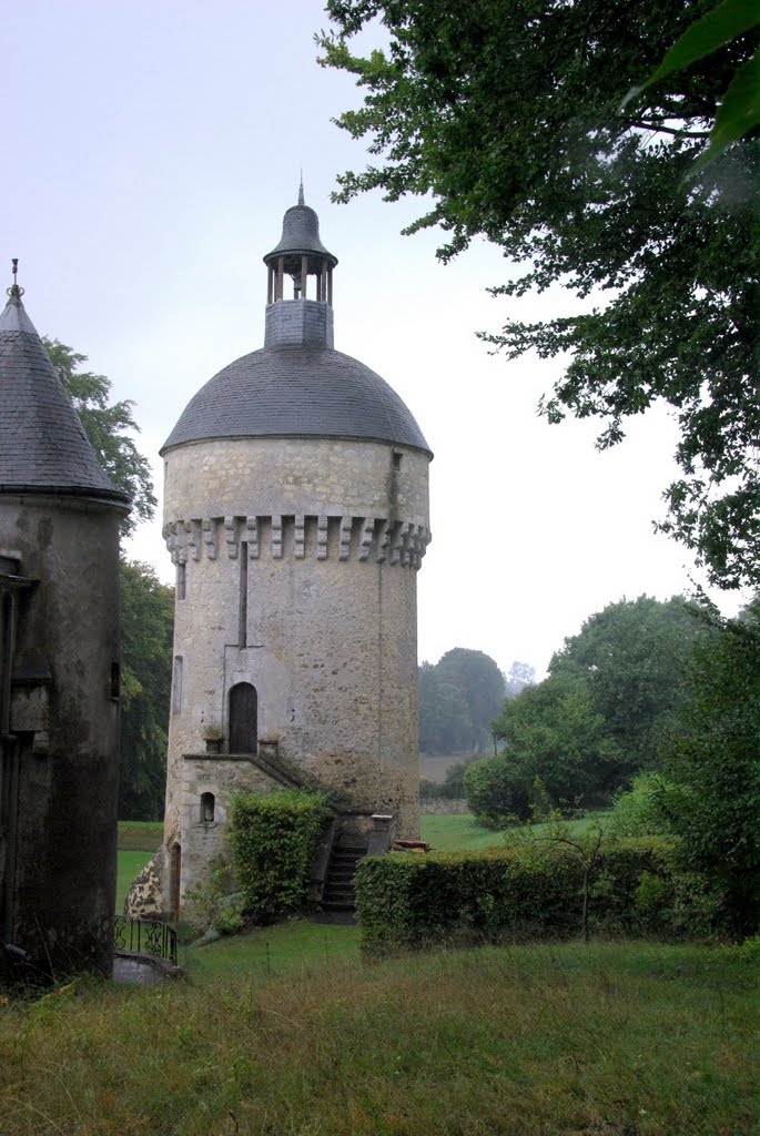 Monthimer vu de la forêt by Dutour