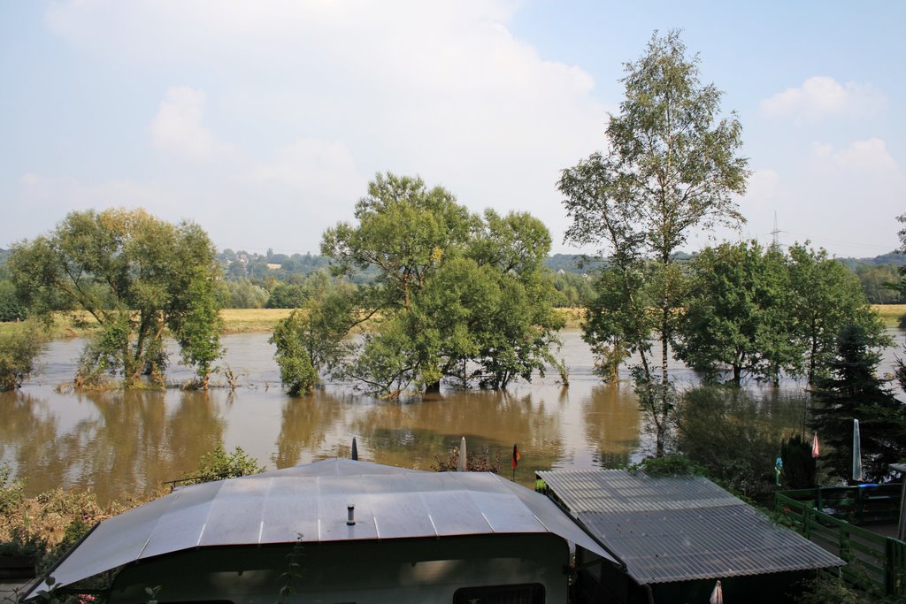 Camping beim Sommerhochwasser by ubed