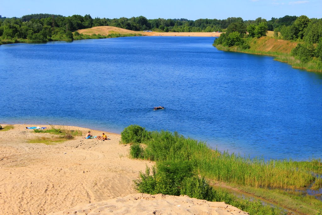 Żwirownia i plaża w Kundzinie by markwery