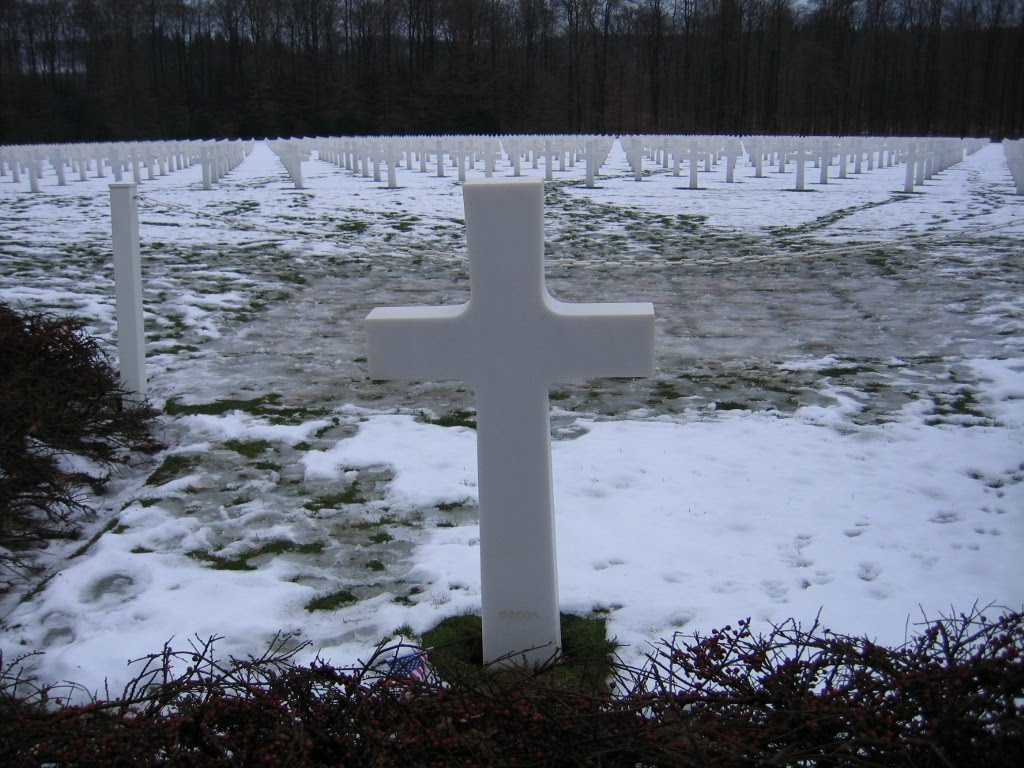 George S. Patton at the head of his former troops. American Cemetery and Memorial in Hamm, Luxembourg by sir ivanhoe