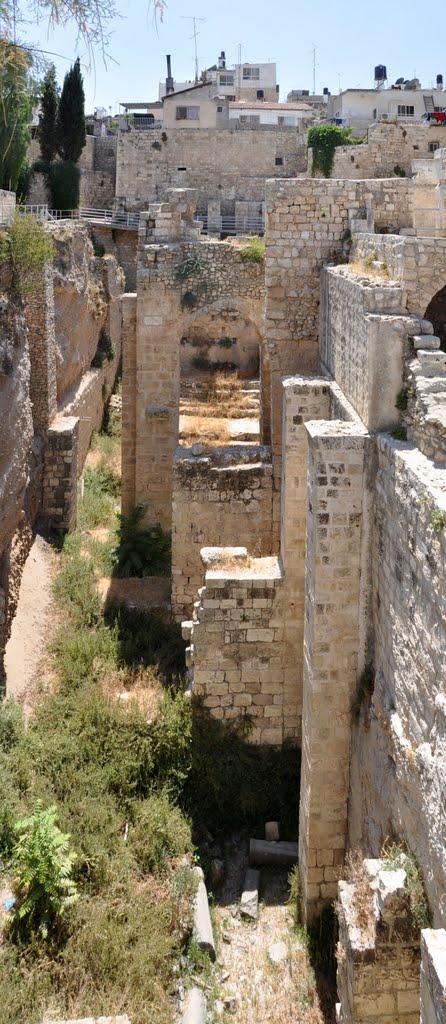 Pool of Bethesda in the Muslim Quarter of Jerusalem, Israel. by Nicola e Pina Israel…