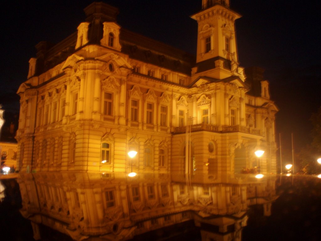 Ratusz nocą / The townhall by night by Amigos72