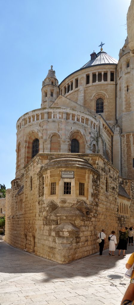 Hagia Maria Sion Abbey. Benedictine abbey in Jerusalem on Mt. Zion, Israel. by Nicola e Pina Israel…