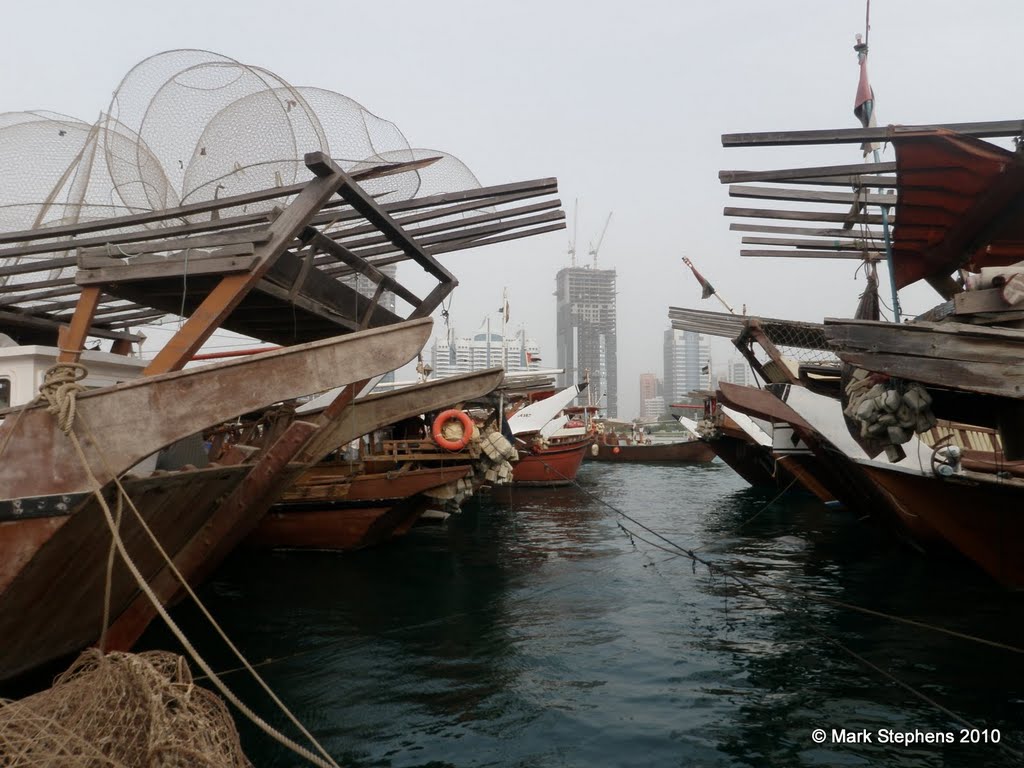 Fishing dhows, Abu Dhabi by ampthillmark