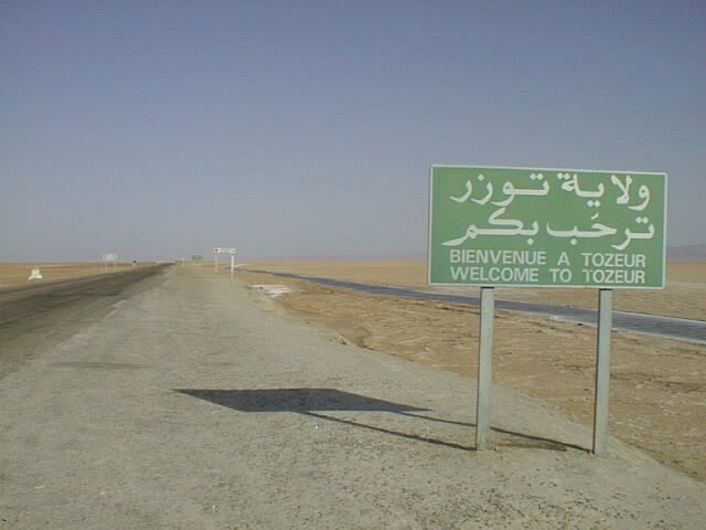 In the desert road by Viriato T.B