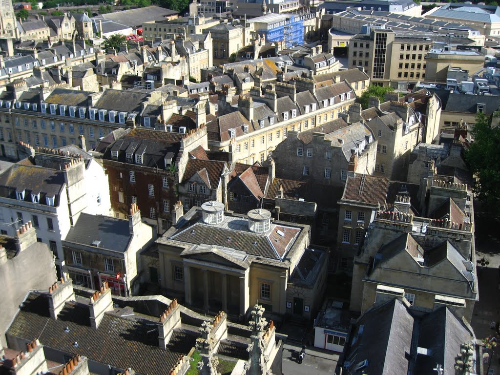 From the Tower, Bath Abbey by Wallaseyan