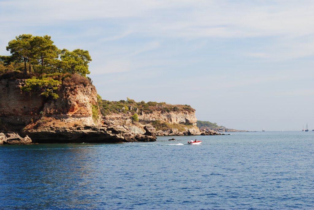 Rocky shore by Tom Chernjavsky