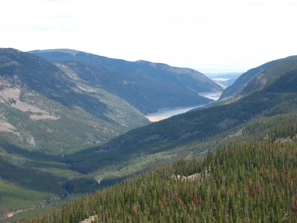 Moon Lake from East Basin Pass by David Bakken