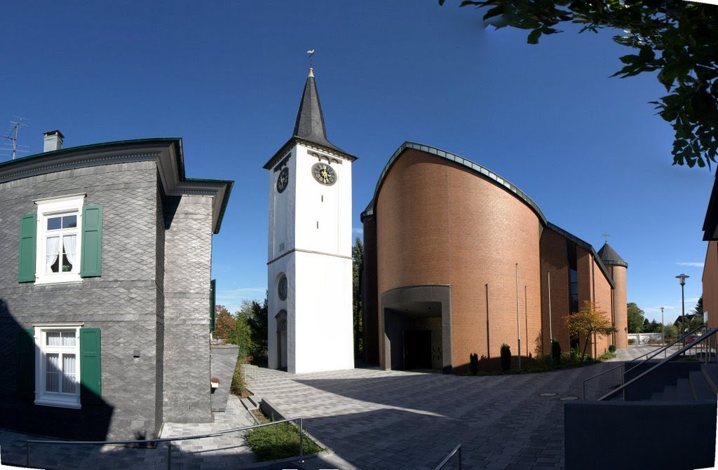 Wermelskirchen, ev. Kirche, Panorama by elpimpi