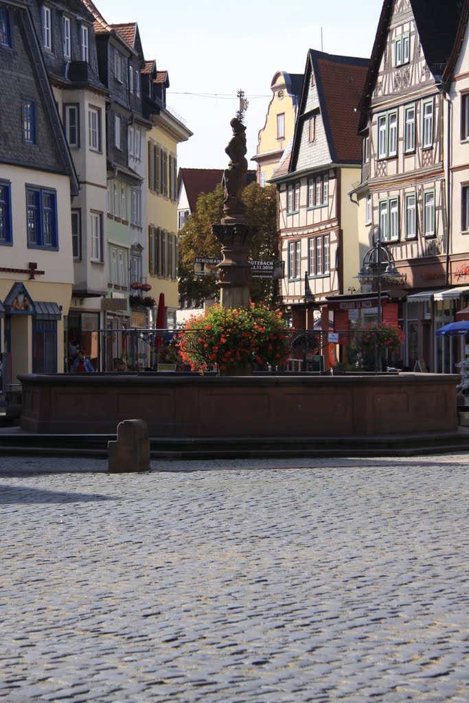 Marktplatz in Butzbach by Johannes Hoffmann