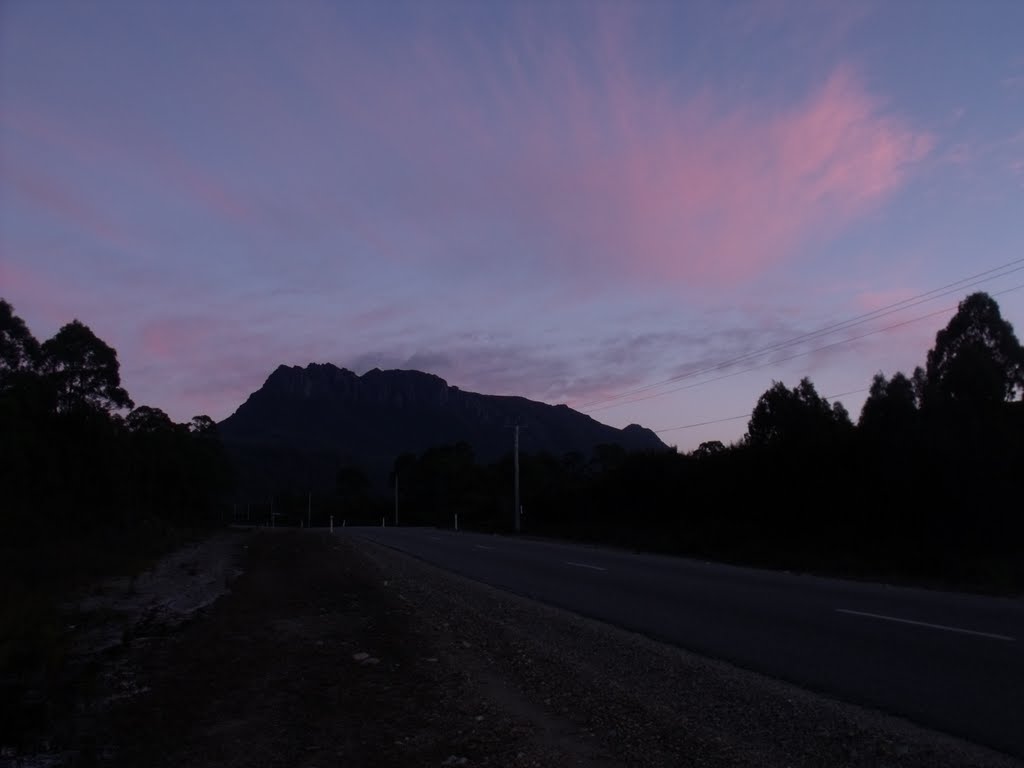 Evening falls over Mt Murchison by AstrayLiana