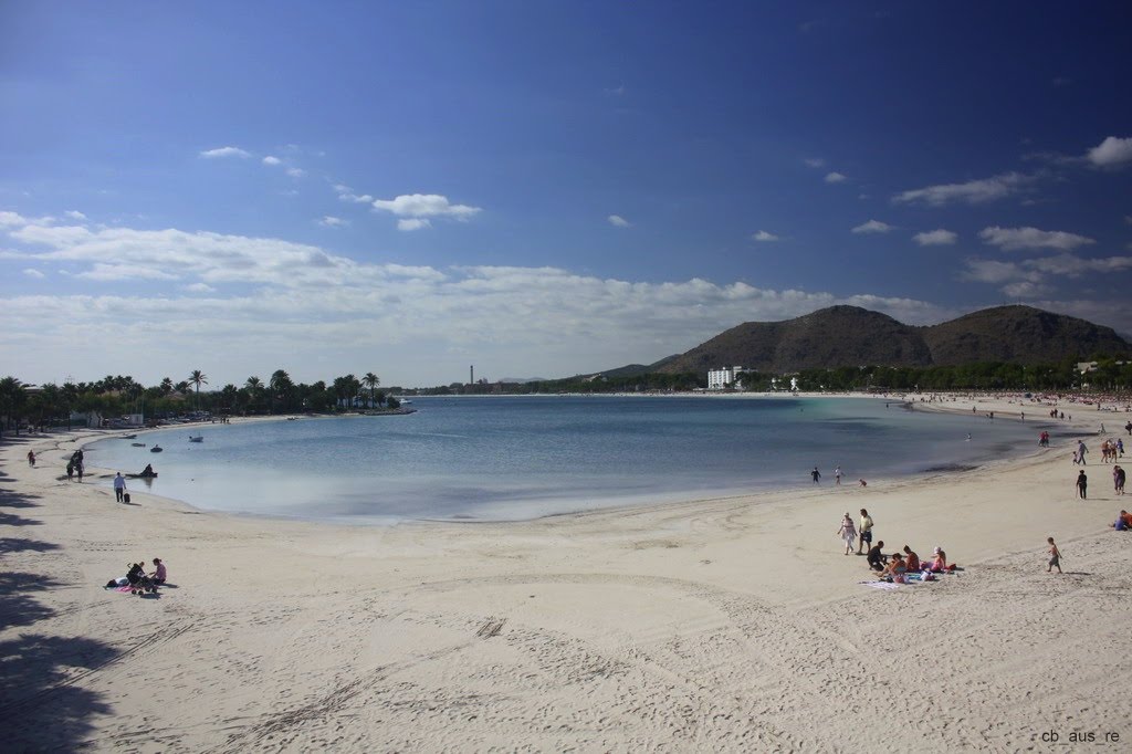 Mallorca, Alcudia Beach, Sandstrand by cb_aus_re