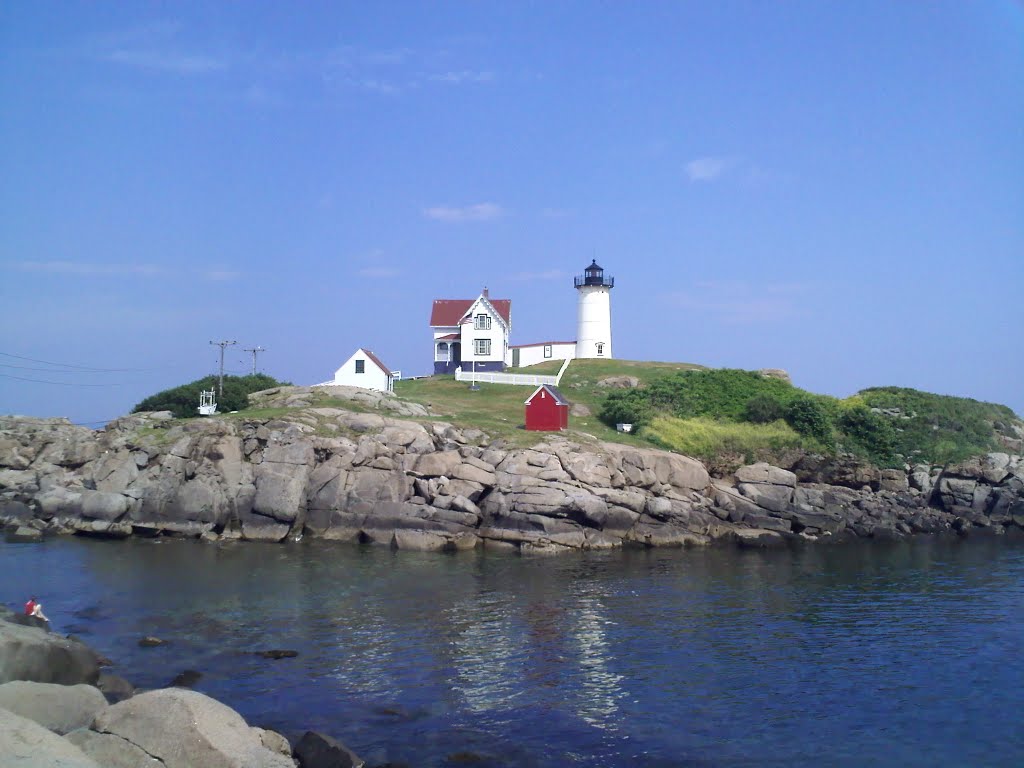 Cape Neddick - Nubble Lighthouse by Rich Mantz