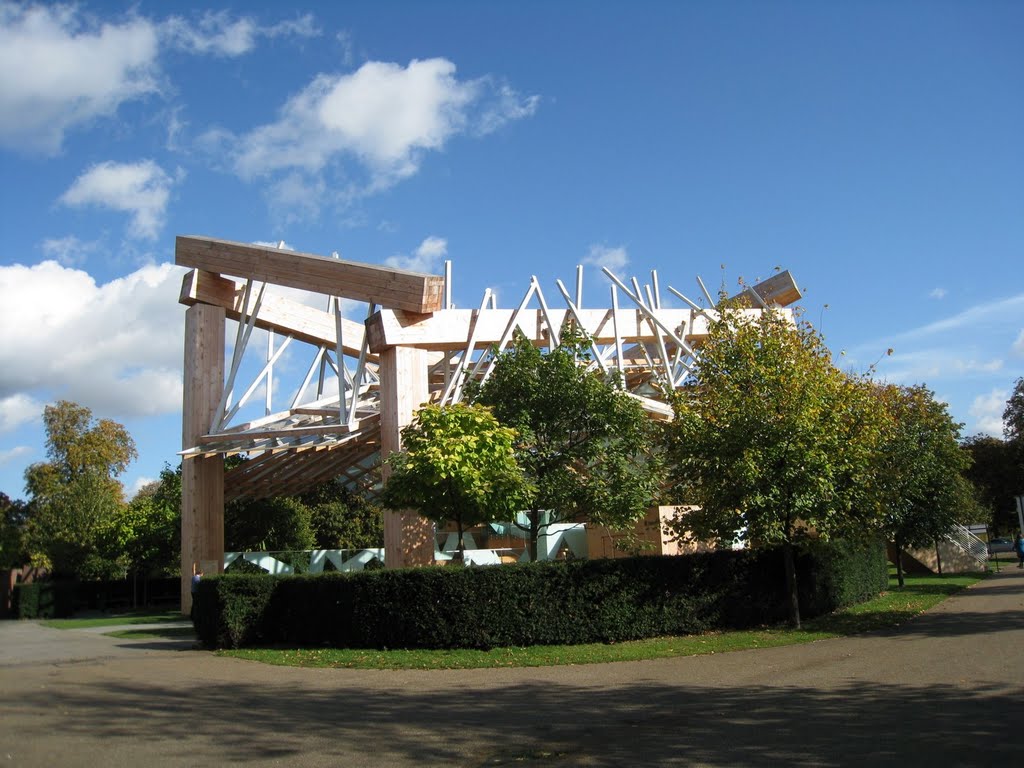 Building Design at Serpentine Gallery, Kensington Park, London by Peter Mok