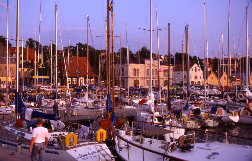 Yacht harbour, Visby, Gotland by Magnus Ganslandt