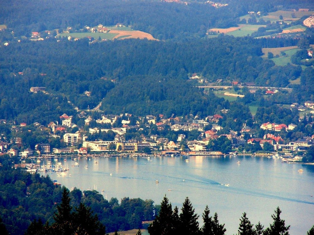 Velden látképe a Pyramidenkogel-ból by simonkalman