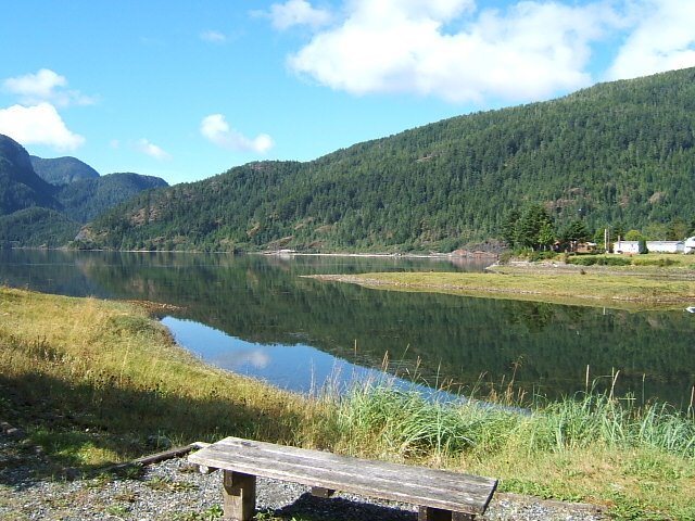 Harbour in Zeballos by R. Sieben