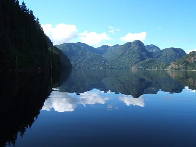 Another view of the fjord near Zeballos by R. Sieben