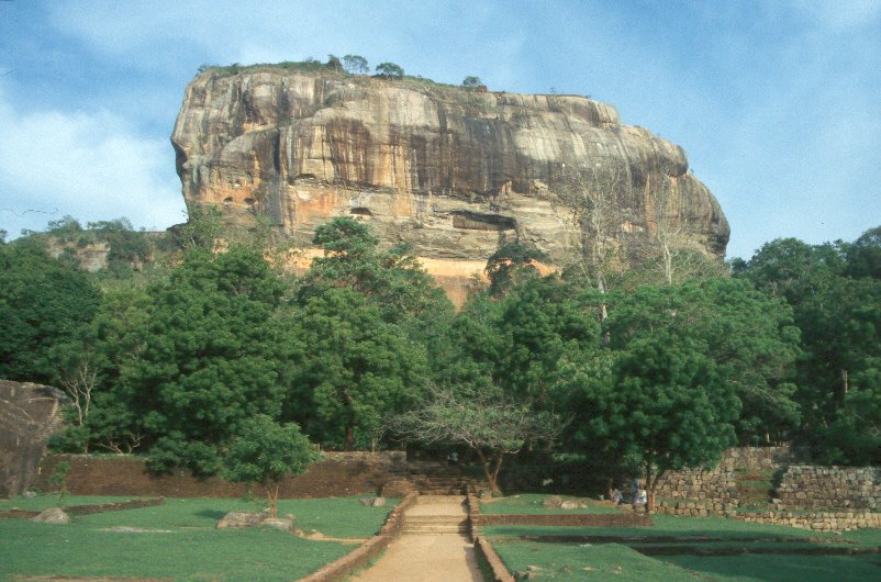 A rock with famous ruins in Sigiryia, Sri Lanka. by Marcin Klocek (trave…