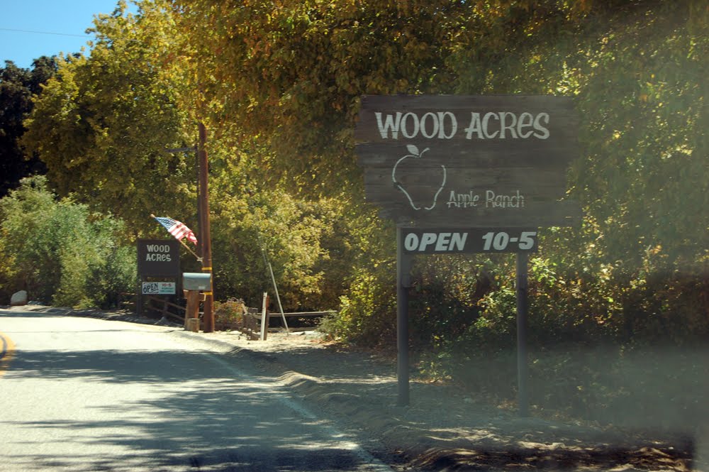 Wood Acres Sign by Photoelectra