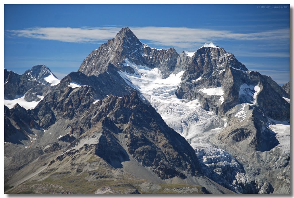 (messi 10) Zinalrothorn (4'221m) und Hohlichtgletscher [330°] by ©polytropos