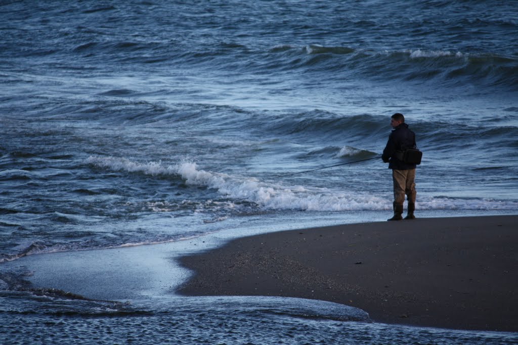 Fisherman. Fuengirola, Spain by Jari Koivunen