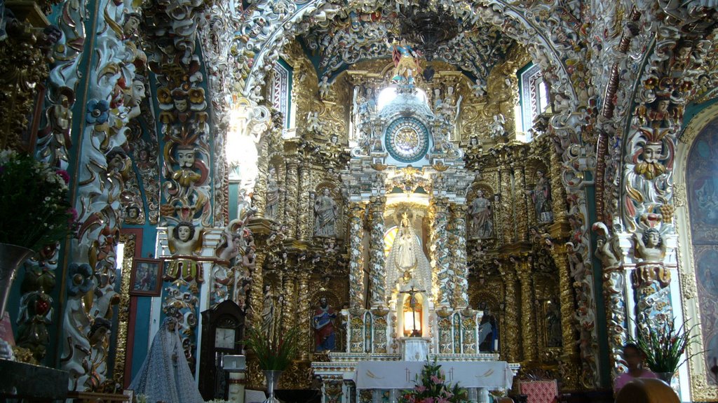 Interior de la Iglesia de Tonanzintla by elias_ruiz