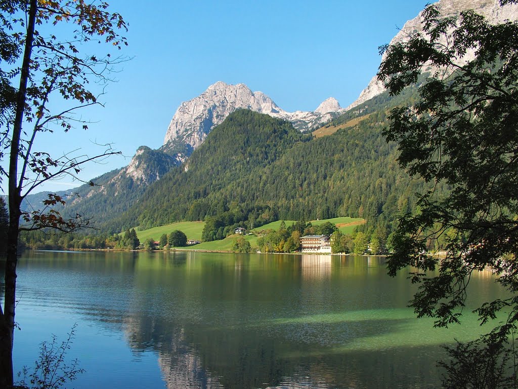 -Ramsau/Hintersee- Blick zum Predigerstuhl und Halsalm by Markus Freitag