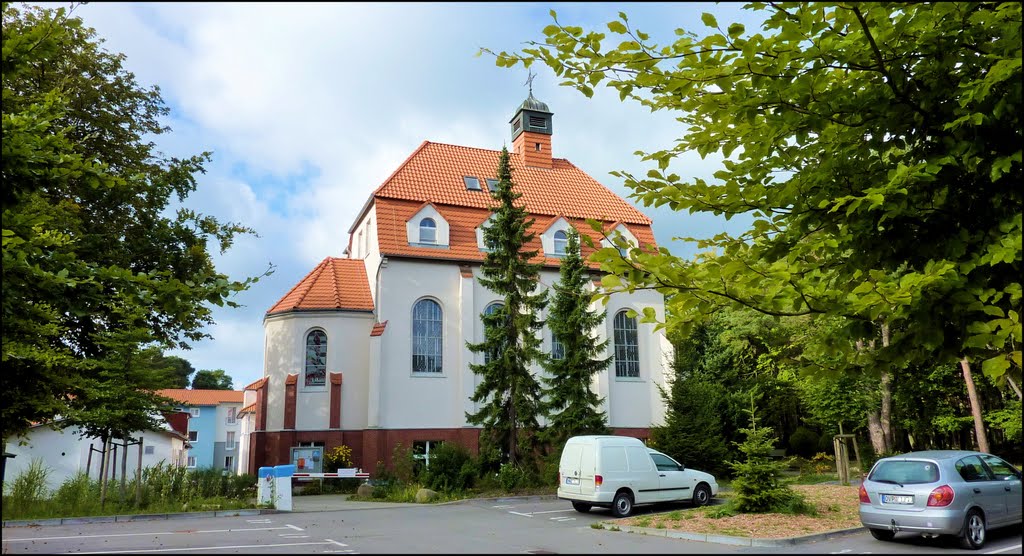 Begegnungs- und Familienferienstätte St. Otto in Zinnowitz auf der Insel Usedom im Landkreis Ostvorpommern in Mecklenburg Vorpommern. by Ralf Pätzold, Berlin