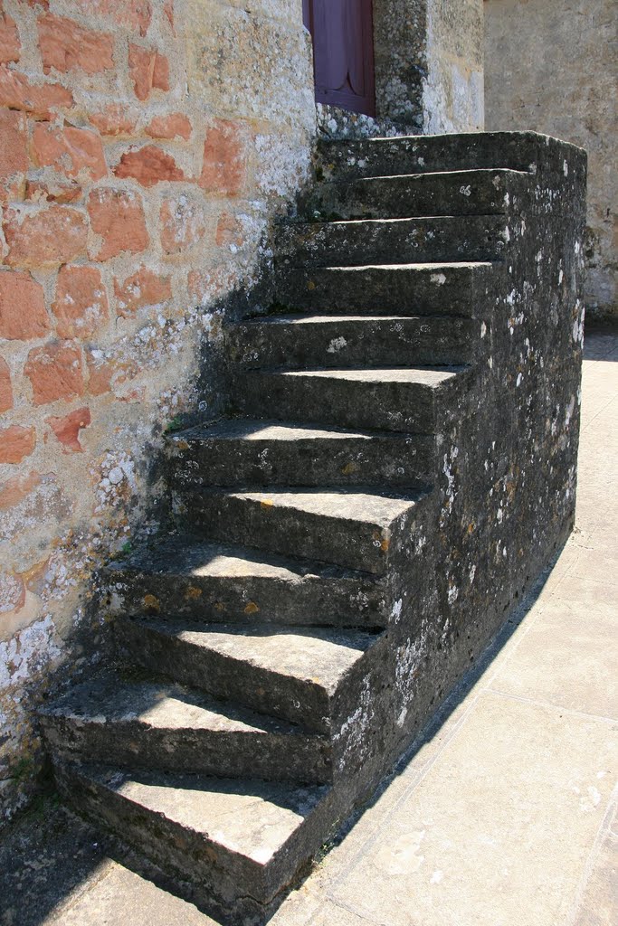 Ste-Mondane - Château de Fénelon - Escalier dangereux by jacquemy