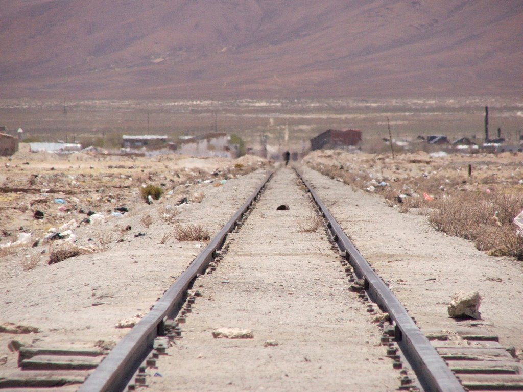 Railway to Uyuni by Etay Kantor