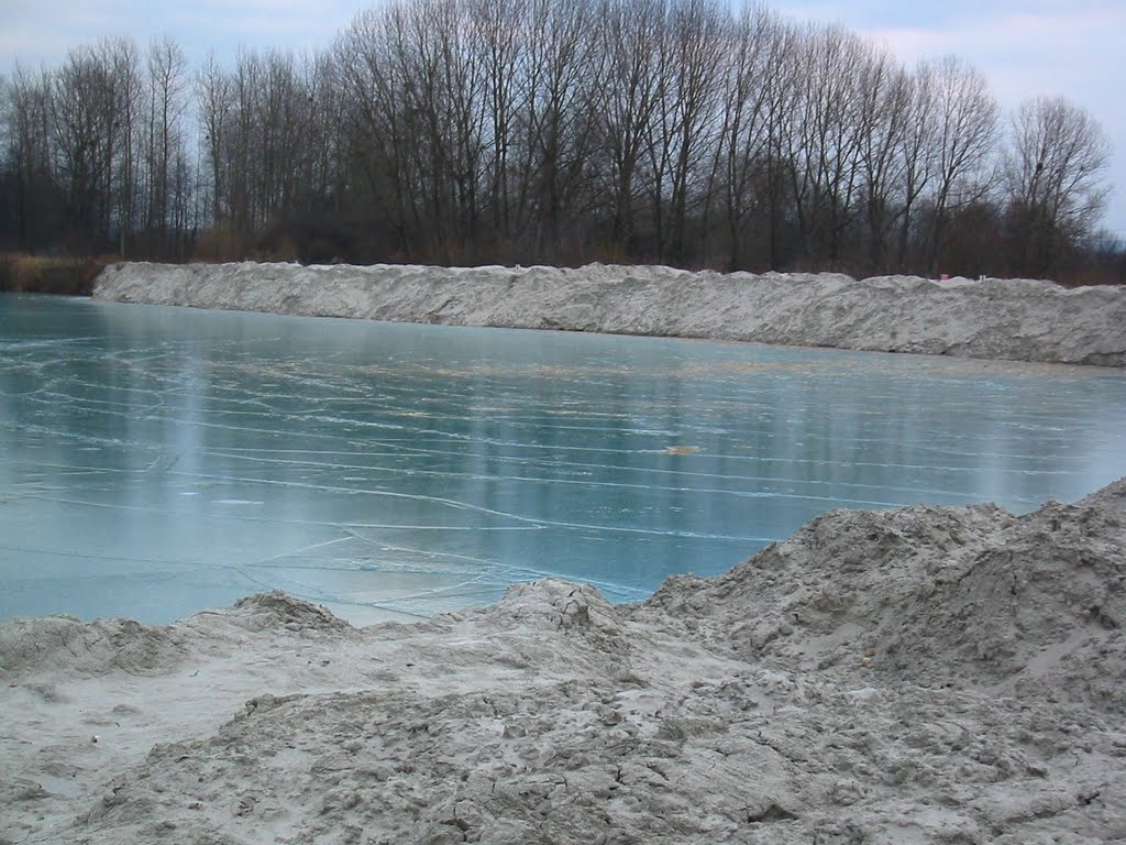 Frozen water Lake Lauterbourg by mroszewski