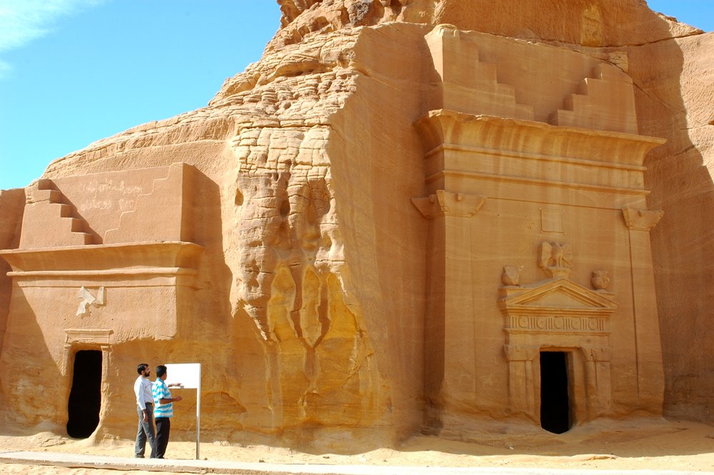 Nabataean tombs at Mada'in Salih by Mohammad Nowfal Aree…