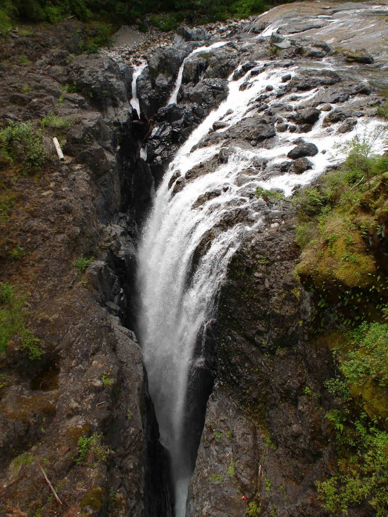 Englishman River Falls by sandcove