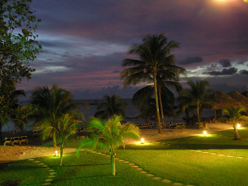 Night time at Sandals by stevejr