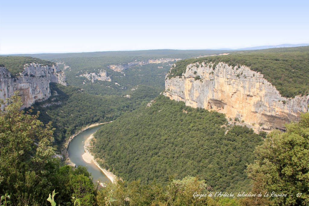 Gorges de l'Ardèche, belvédère de La Rouvière - 07 by lorcas