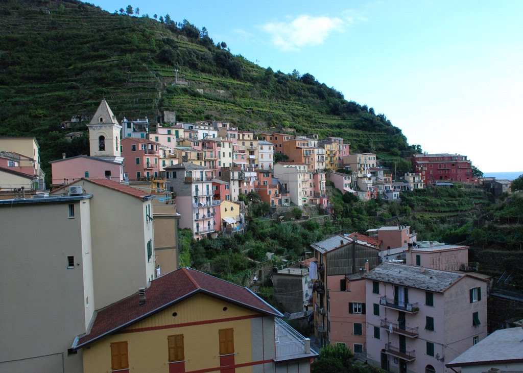 Manarola view from Church by prwillia