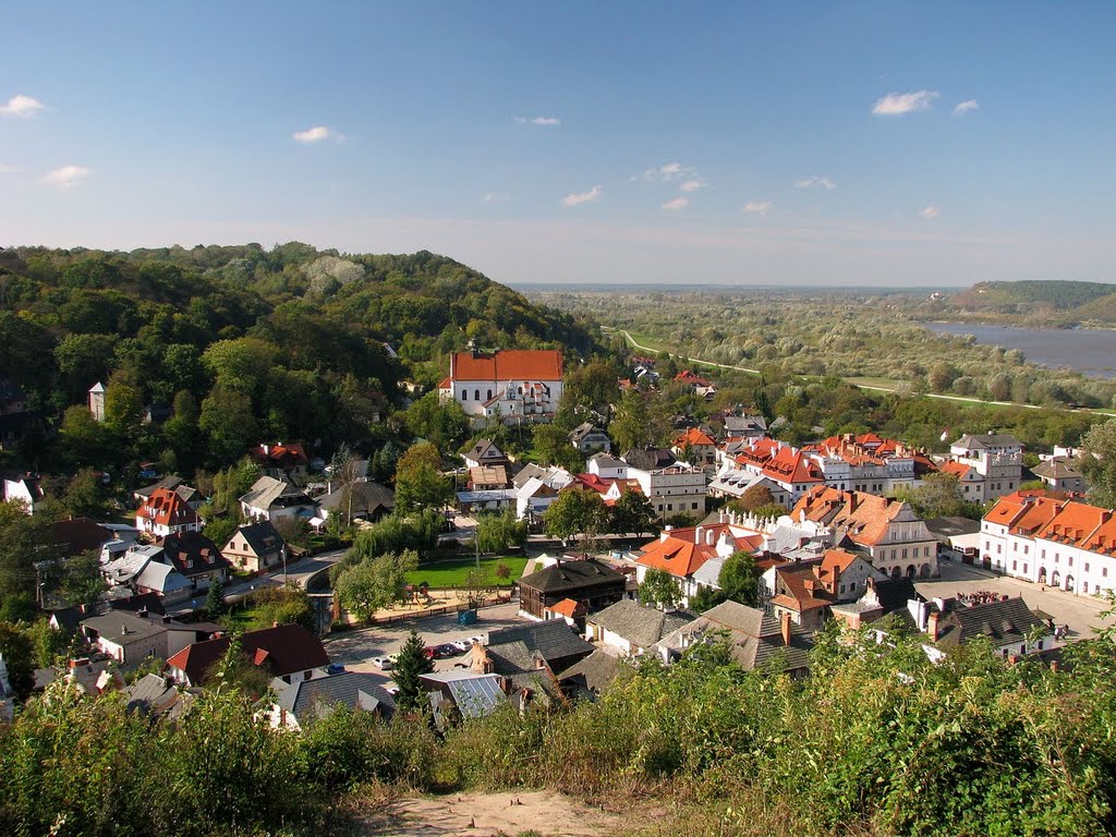 Widok z Góry Trzech Krzyży - Kazimierz Dolny by Andrzej Borowski