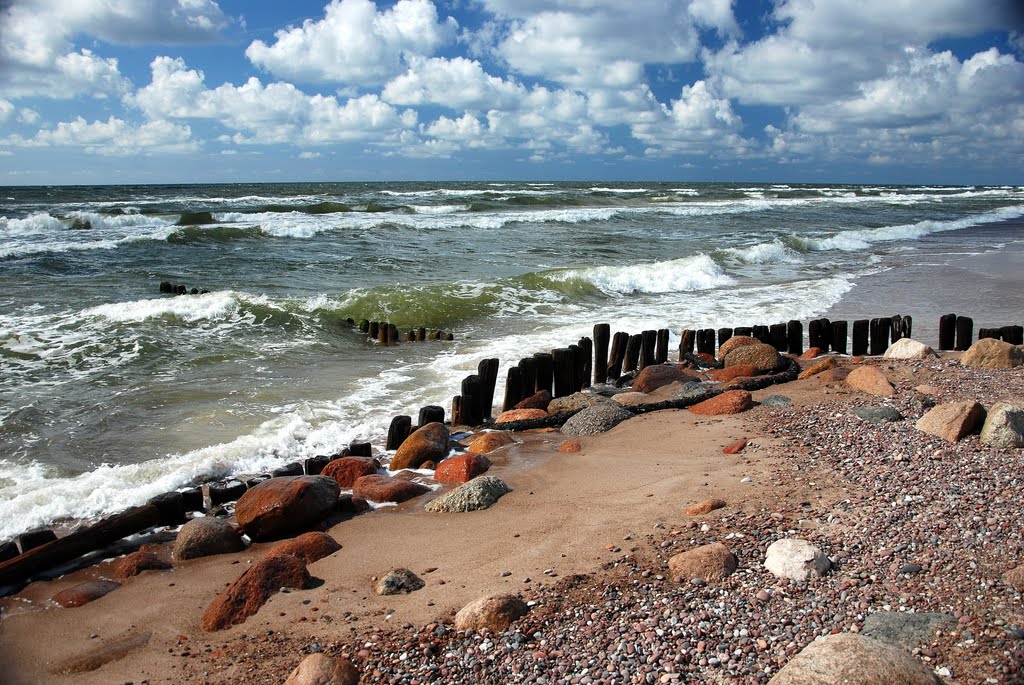 Baltic sea coast, Papes, Latvia by Renatorius (Reno)