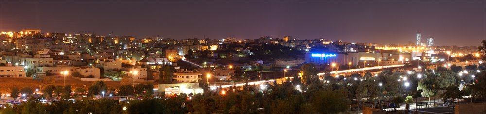 Amman night view ((al_hussien gardens)) by alphaA