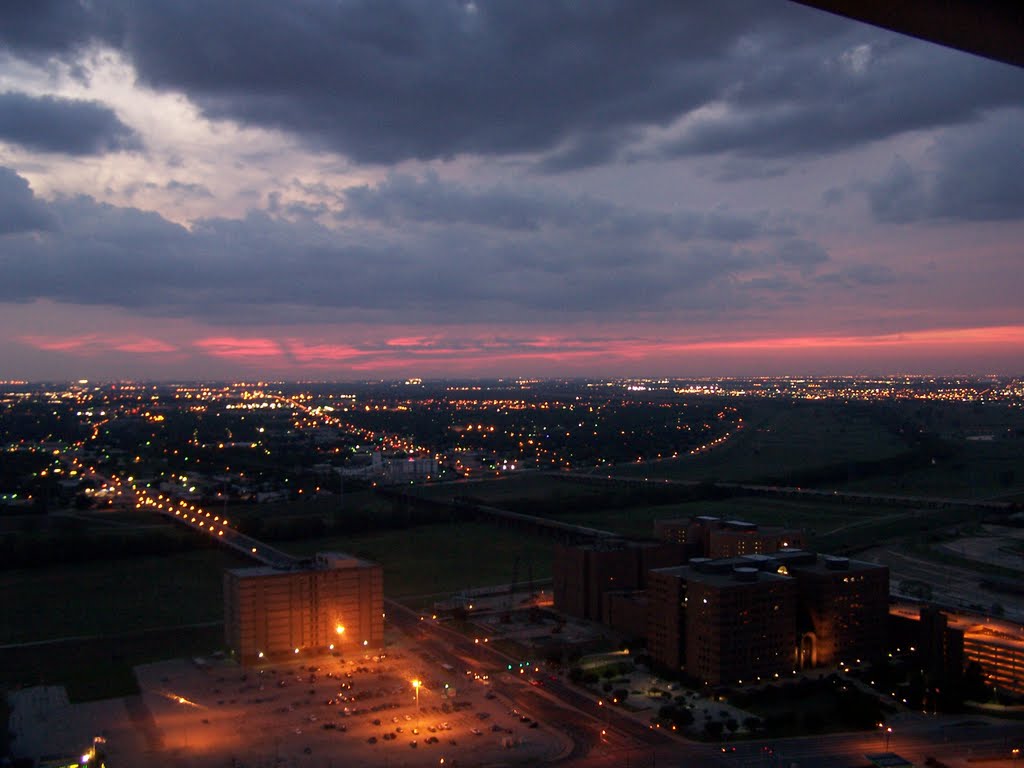 Dallas and Red Sky by Steve Christy