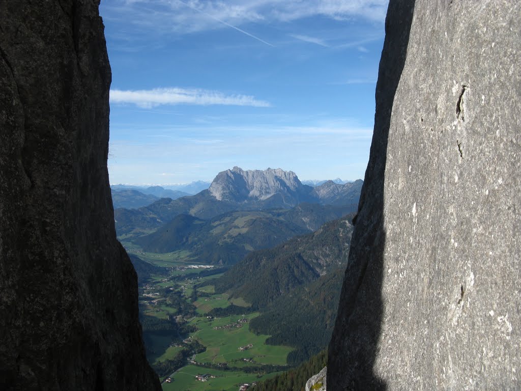 Blick auf den Wilden Kaiser vom Schuastagangl by Jörg Klein