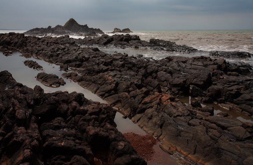 Om beach rock by Gorbushin Grigory