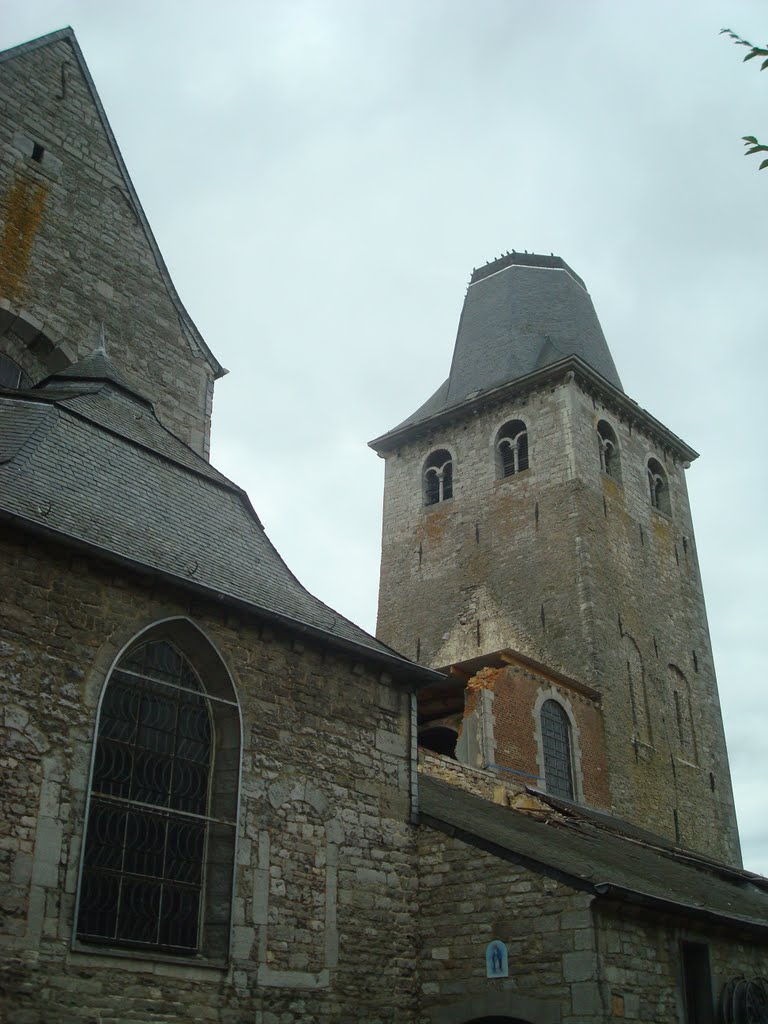 Eglise de Ciney après la rafale descendante du 14 Juillet 2010 by okapi07